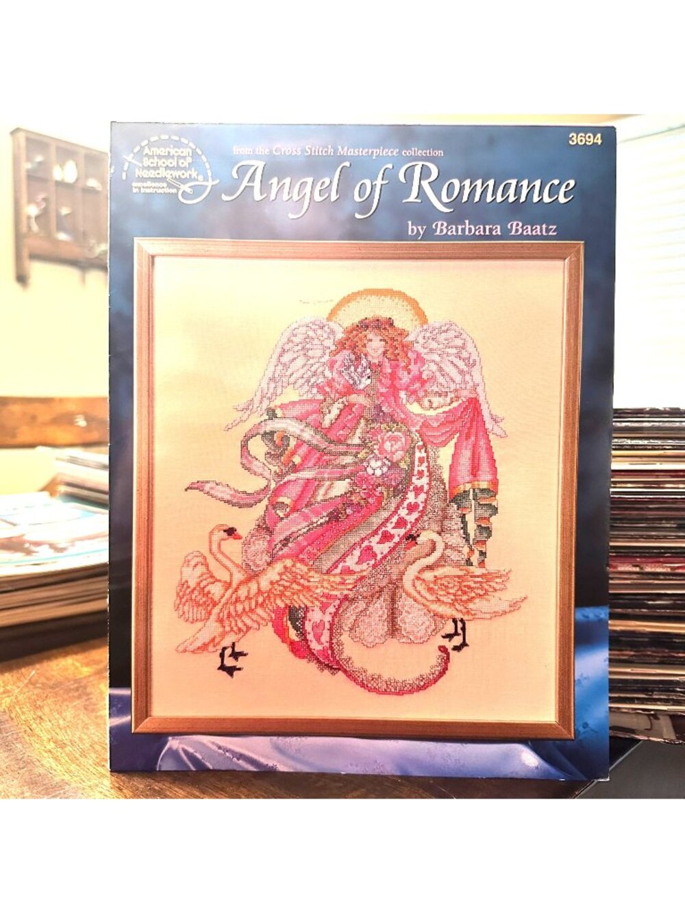 Angel Of Romance Cross Stitch Pattern By Barbara Baatz